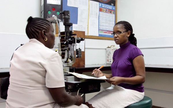 Patients with open-angle glaucoma need our support in order to understand how they can help prevent further sight loss from this life-long disease. TANZANIA. © Heiko Philippin