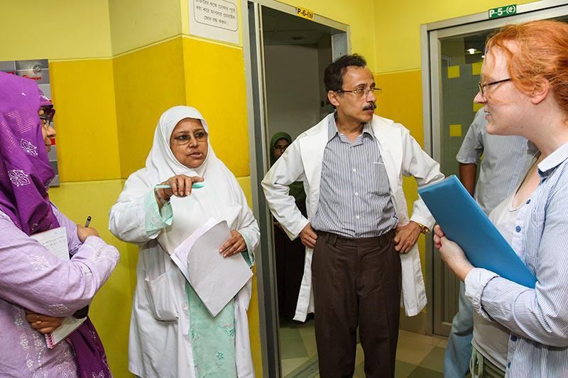 hospital staff meeting to have a discussion
